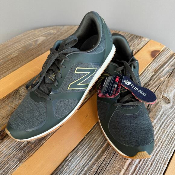 NEW Womens New Balance 555 Flip Duo running shoes - green - WL555SH - size 11 - Picture 1 of 10